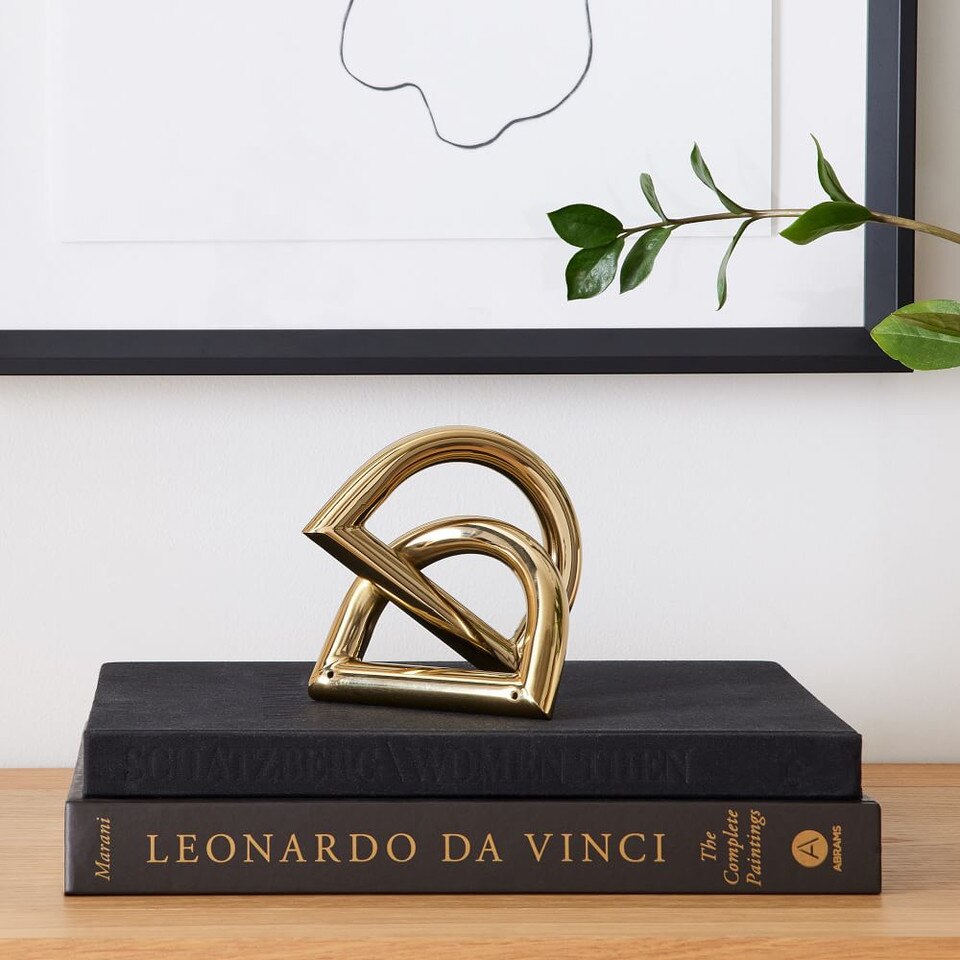 Polished Brass Link Object West Elm Australia